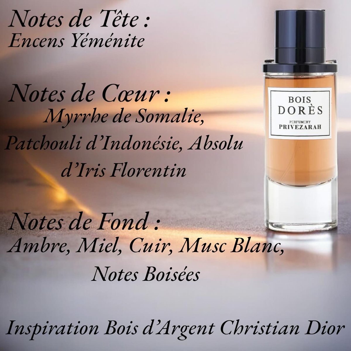 youbaibaiyou's tweet photo. Bois Dorès Eau de parfum Dubaï Emir inspiration Bois d’Argent Christian Dior #parfumdubai #pascher #tendance #indemodable #pourtoiiii #parfumpetitprix #parfumdeluxe #collectiondubai #france🇫🇷 #dubai🇦🇪 https://t.co/tkGKlY3YiA