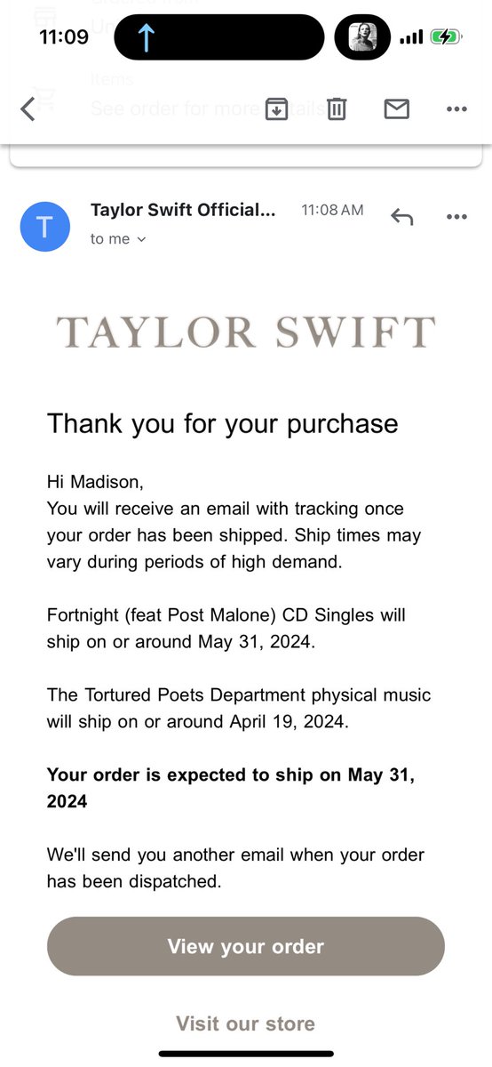 madisonskye's tweet photo. Got it! #Fortnight #TTPD #taylornation @taylornation13 @taylorswift13 https://t.co/59icEHrC2y
