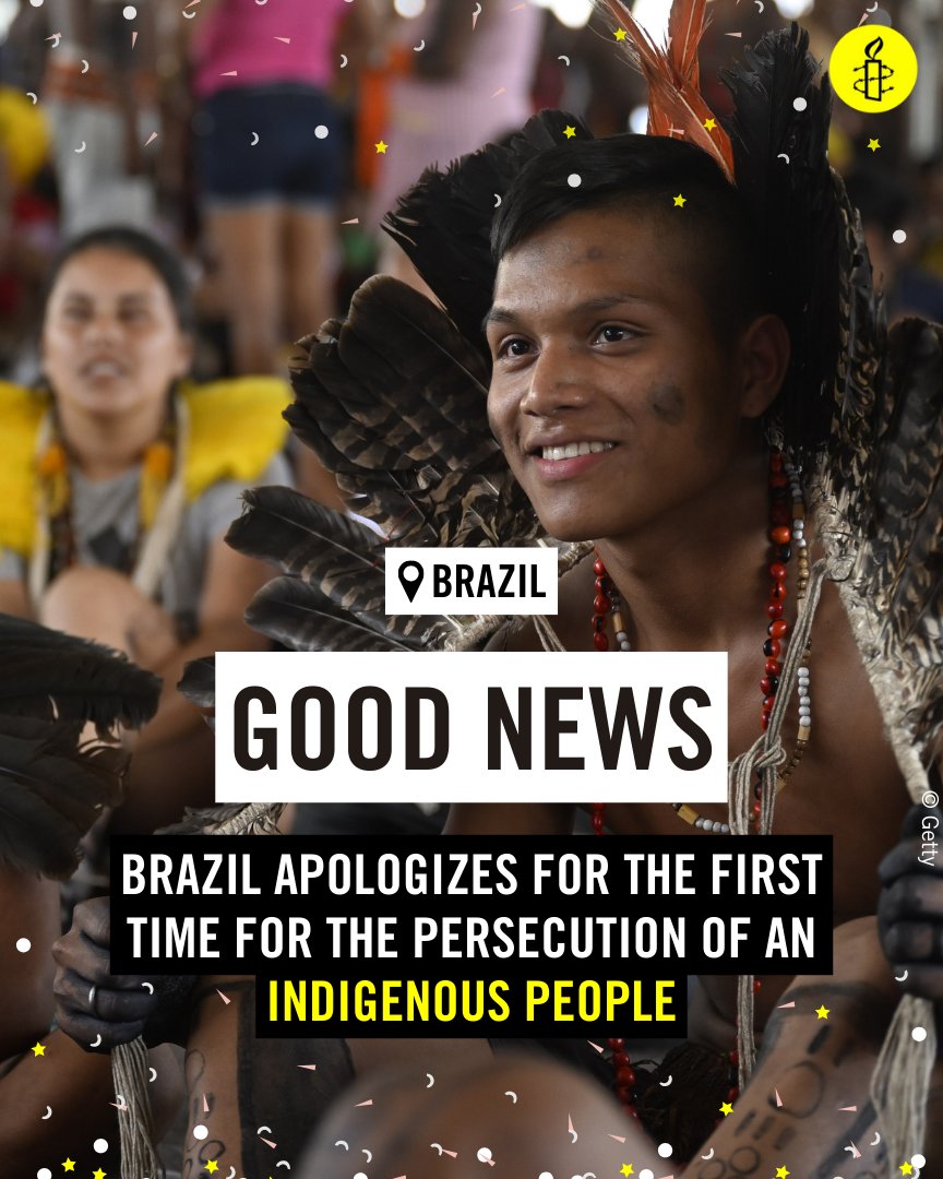 This apology serves as recognition for the human rights violations perpetrated against the Krenak people during the 1964-85 military dictatorship in Brazil. Indigenous Peoples in the region are now hoping this leads to reparations. Indigenous Peoples’ rights are human rights ✊