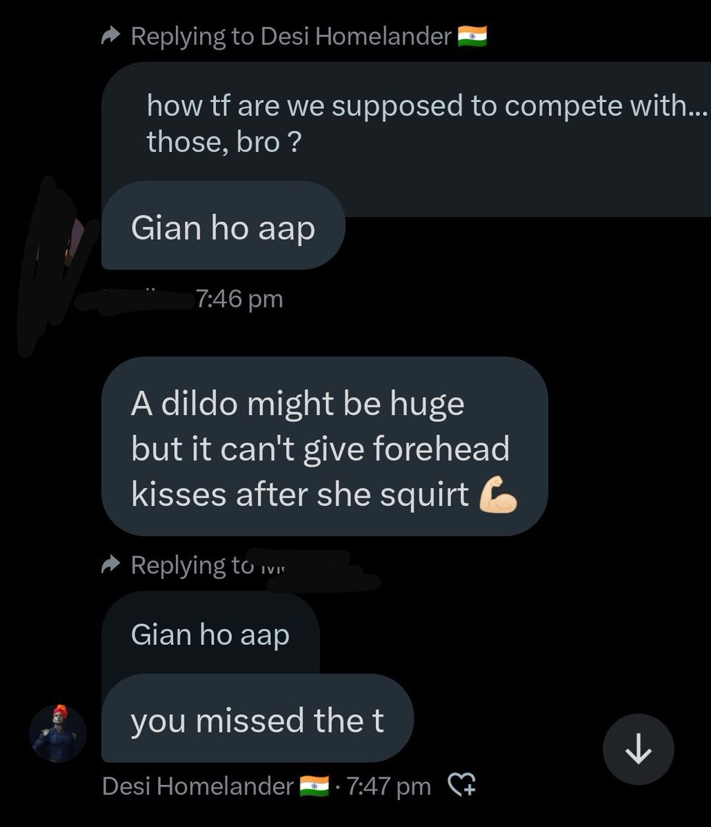 Ugggh ….. what a creep 🤢🤮 @_DesiHomelander  guys report and block this creep please 🙏