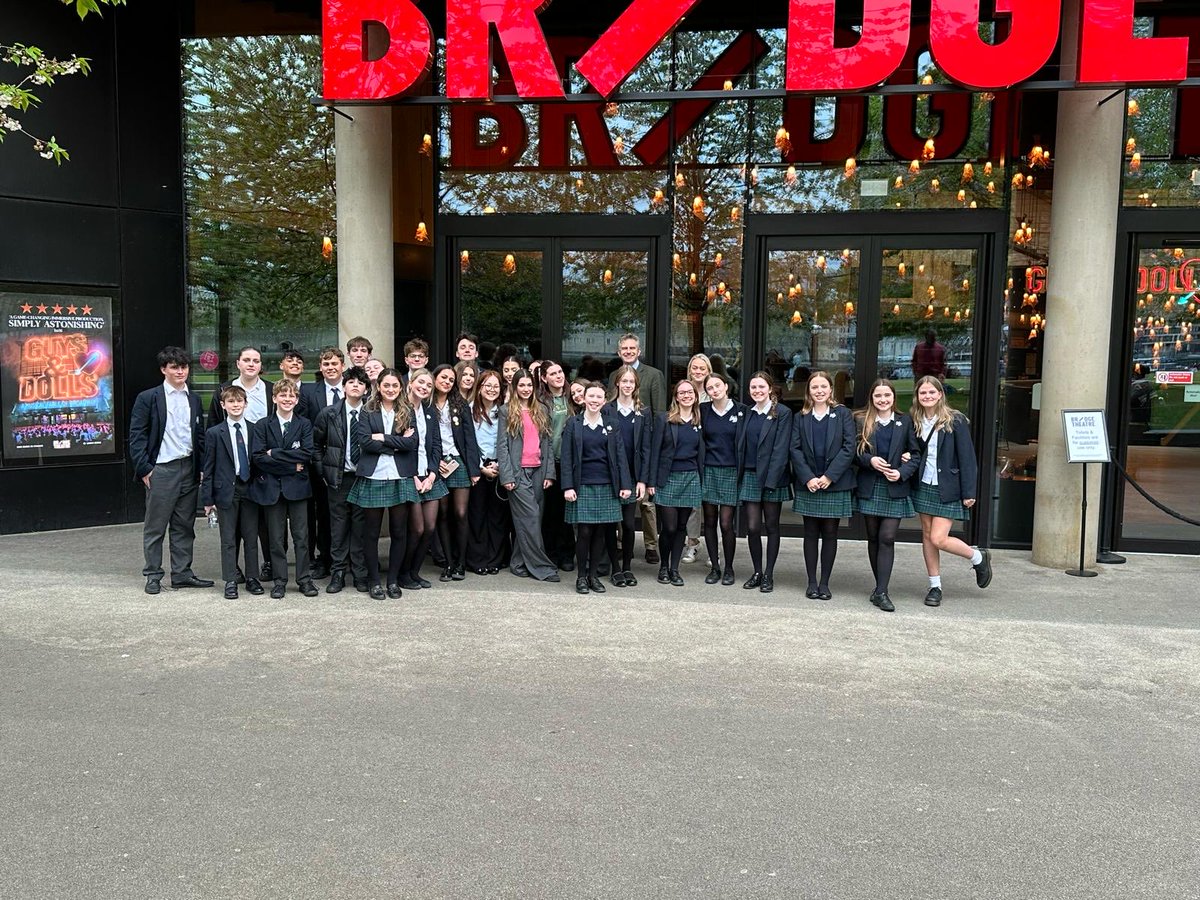Excited to be taking a group of our performing arts scholars to the immersive experience of Guys and Dolls at The Bridge Theatre tonight! ⁦<a href="/StJohnsSurrey/">St John's School, Leatherhead</a>⁩