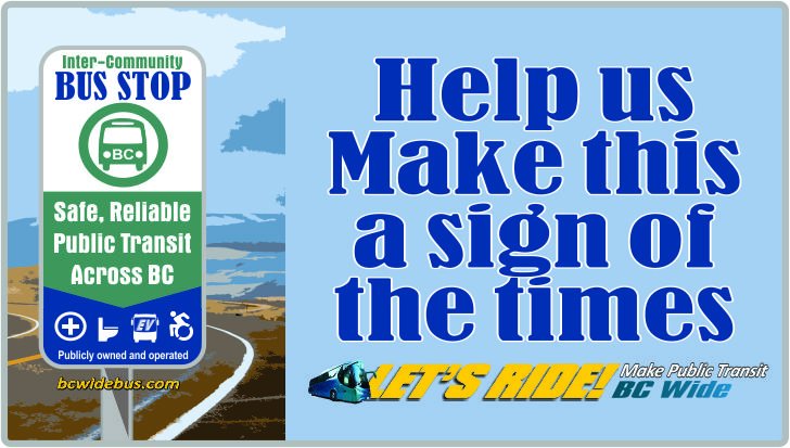 BCWideBus's tweet photo. Support our campaign for rural, inter-community public transit services across BC. Transit is a Right! The BC election is coming this Fall. Help get the word out to  convince our elected officials they must make equitable transit a priority.  https://t.co/XW8xmPPQoM https://t.co/akkujnyIVH