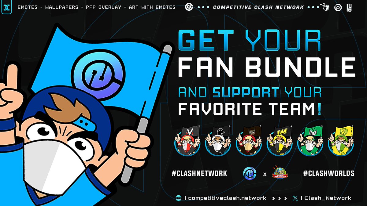 Competitive Clash Network (@clash_network) on Twitter photo ๐คฉ Get geared up for the weekend ahead with the ultimate Fan Bundle for April monthly finals! ๐ 
๐โโ๏ธ Show your support for your favorite team with this fantastic Fan pack. Grab yours now! โฌ๏ธ
๐ฆ drive.google.com/drive/folders/โฆ ๐คฉ Get geared up for the weekend ahead with the ultimate Fan Bundle for April monthly finals! ๐ 
๐โโ๏ธ Show your support for your favorite team with this fantastic Fan pack. Grab yours now! โฌ๏ธ
๐ฆ drive.google.com/drive/folders/โฆ