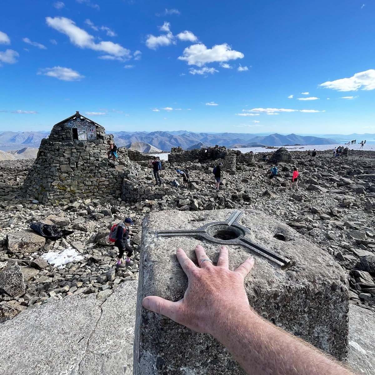 Happy Birthday to the @ordnancesurvey Trig pillar!

Today marks the 88th anniversary of when the first trig pillar was used in 1936. Here’s a shot from the UK’s highest trig on the summit of Ben Nevis at 1,345m 😊

#ordnancesurvey #trigweek #getoutside #trigpillar #bennevis #hike