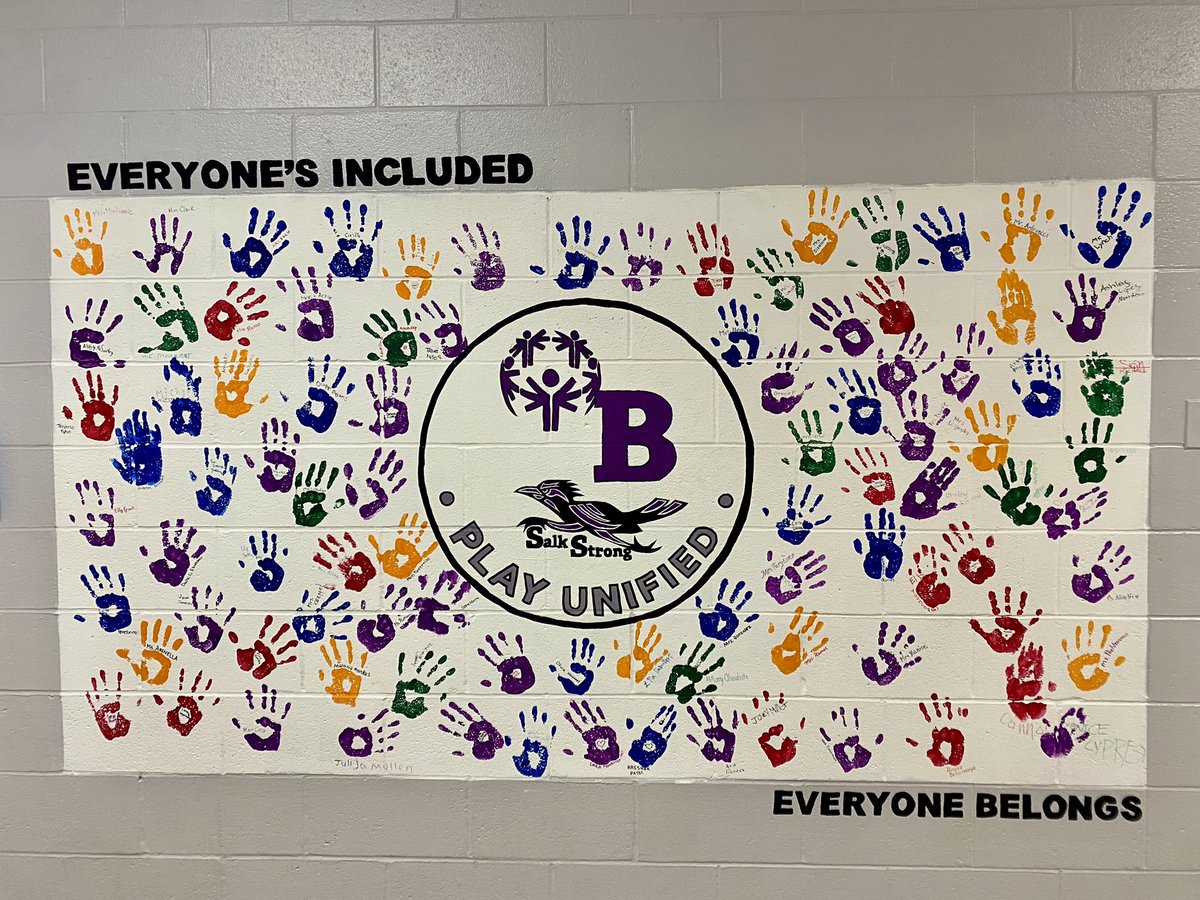 Play Unified and the Class of ‘24 have officially left a permanent mark at Salk. Thank you to everyone who supported our fundraiser! 💜