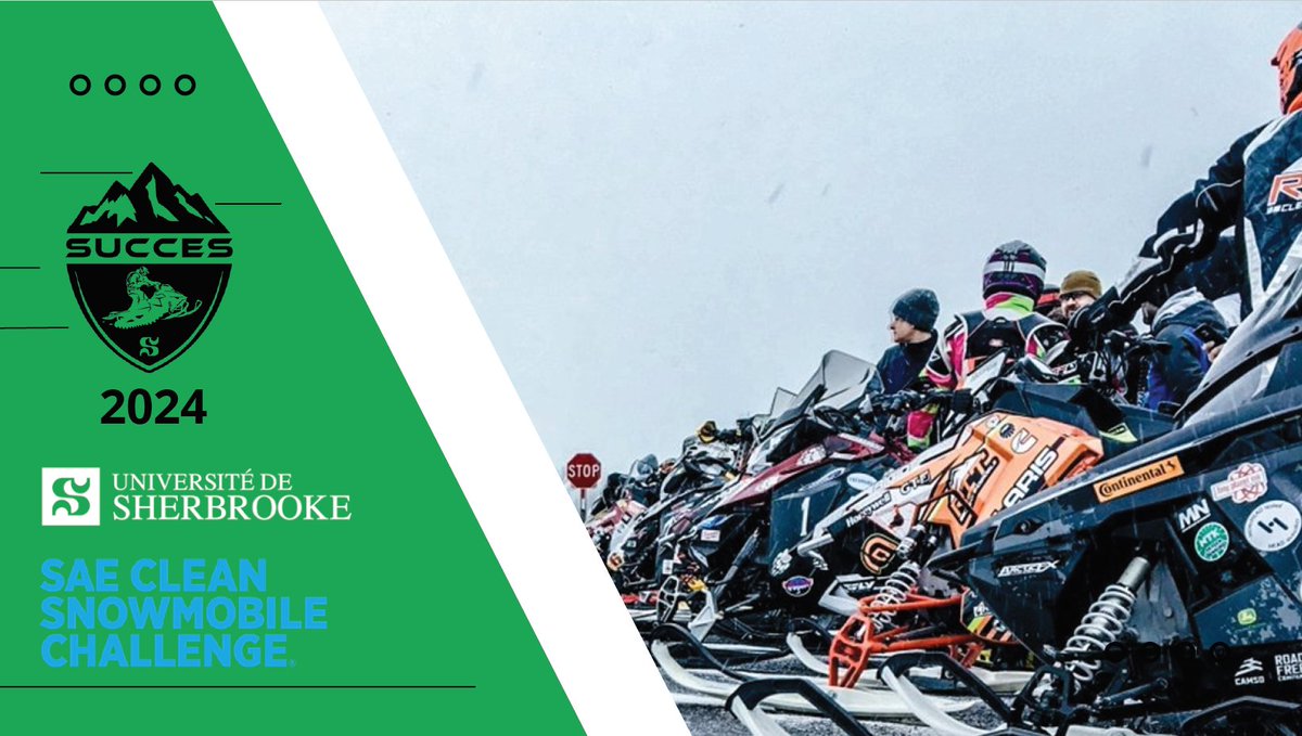 MecanumInc's tweet photo. Mecanum is proud to support the @Team SUCCES - SAE Clean Snowmobile from the @Université de Sherbrooke in making quieter snowmobiles for the 2025 @SAEIntl Clean Snowmobile Challenge! Let’s make some noise for this quiet team! https://t.co/lBaEZphh2A