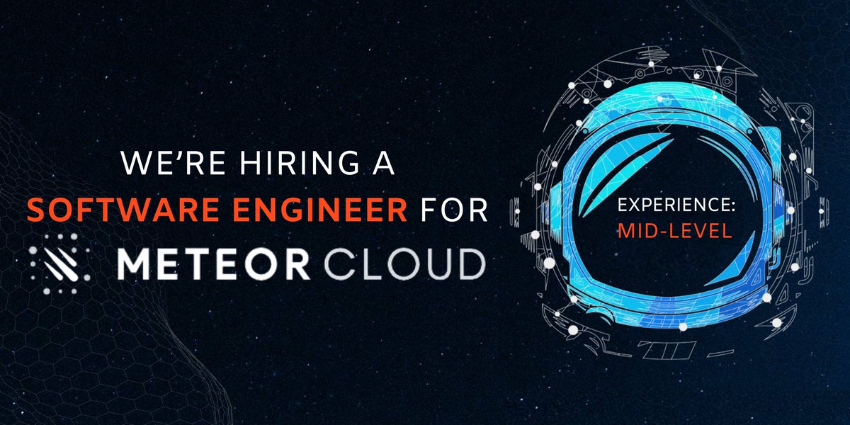 We're Hiring! Our team is looking for someone to help us build and evolve Galaxy / Meteor Cloud with features that make it easier for developers to deploy and manage their apps. You can find more details about the role here: weworkmeteor.com/jobs/tFmCH8EpR…