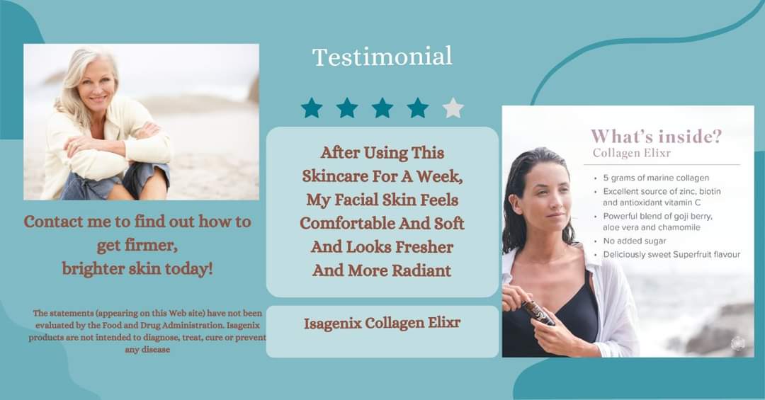kdet62's tweet photo. I've been on the collagen for a week now and I can already see an improvement in my creepy skin! My hair has been thinning due to my psoriatic arthritis and it is getting fuller. I love this product.
It's easy to take and tastes terrific!  Send me a message to get yours! https://t.co/Z7iQxShuO2