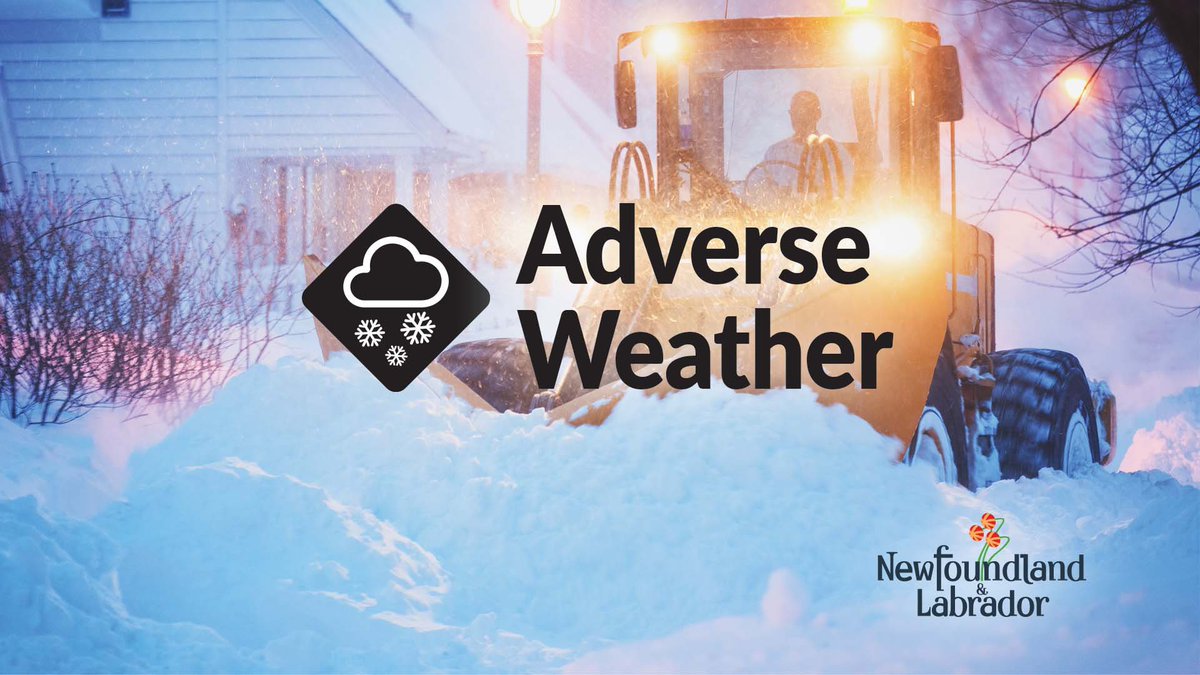 Please be advised that @nl511updates is currently reporting that travel is not recommended for a number of provincially operated roads. Check NL511.com or download the app to see the latest updates. #nltraffic #nlwx