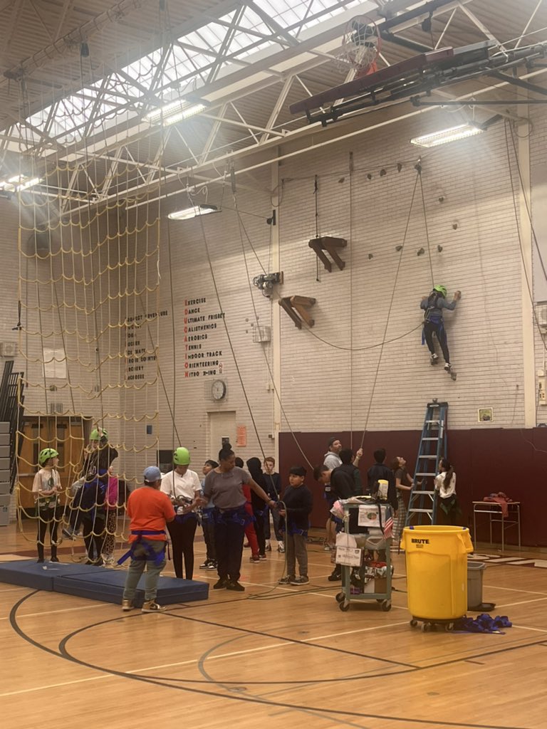 Project Adventure fun during Physical Education at AMD 🧗 #OPride #PhysicalEducation