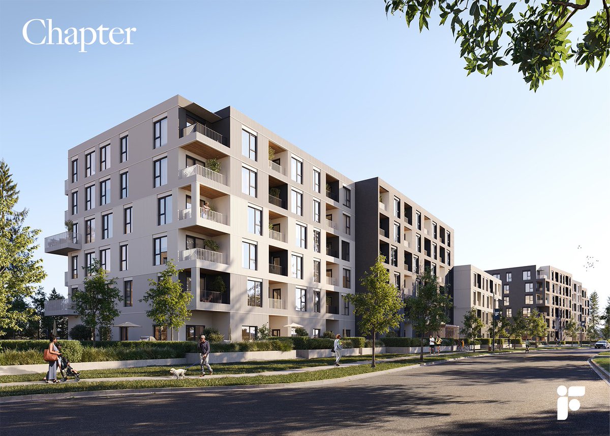 Introducing Chapter, a boutique living experience within #Coquitlam's only waterfront community.

Write your story at Fraser Mills. Register through our website to secure the latest updates on our first low-rise community in Fraser Mills: chapteratfrasermills.com