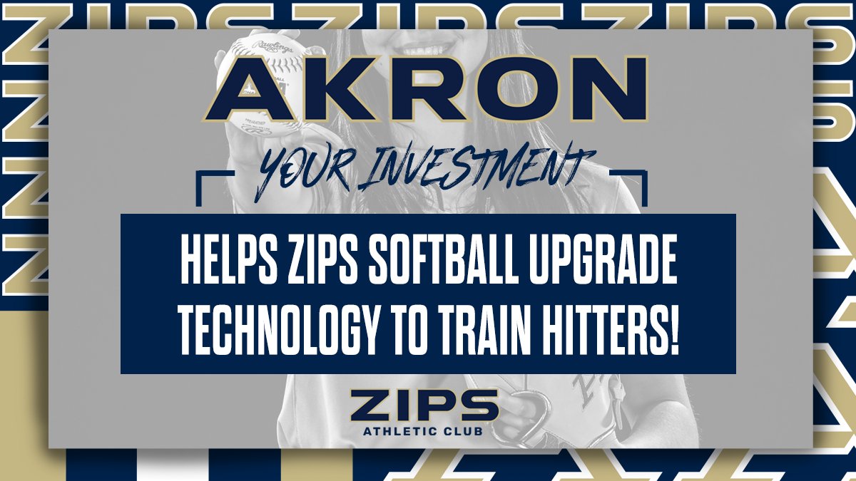Zips Softball's greatest need is Enhancements to their Technology to Train Hitters. 🥎 Help us achieve our goal by making a gift! 

Invest Now 👉 bit.ly/ZipsSoftball

#GoZips l 🦘