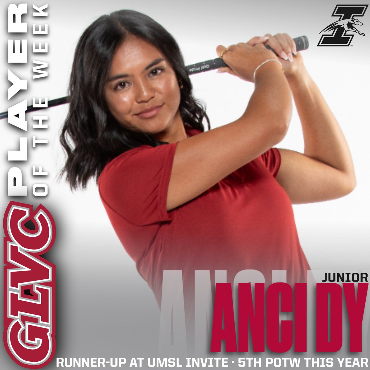 ⛳️ | Aaaaaaaand ANOTHER #GLVCwgolf Player of the Week award for Anci! @UIndyHoundsGolf 

🔗 athletics.uindy.edu/news/2024/4/18…