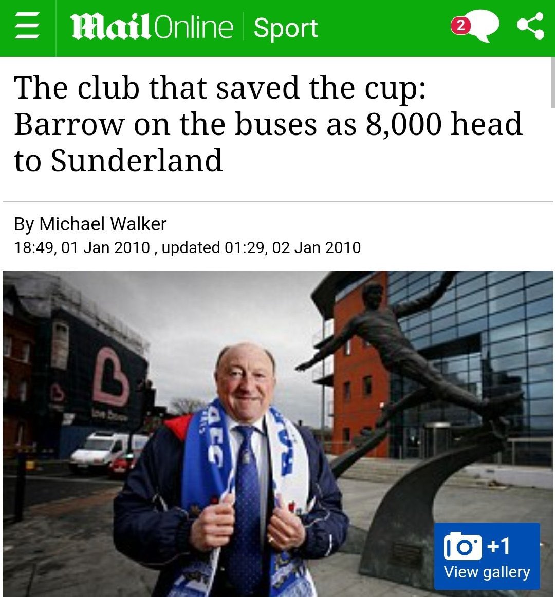 bafc_lancaster's tweet photo. @RonanMacca99 @BarrowAFC If it wasn’t for us the FA Cup probably wouldn’t even exist today. A lack of gratitude from the elites. https://t.co/FR5jt7Brkw