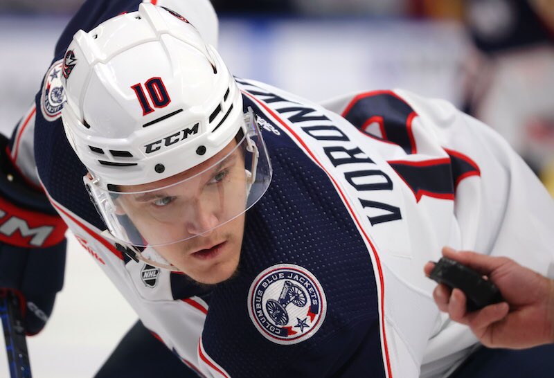 The #5thLine Rookie of the Year. 
Dmitri Voronkov! #CBJ