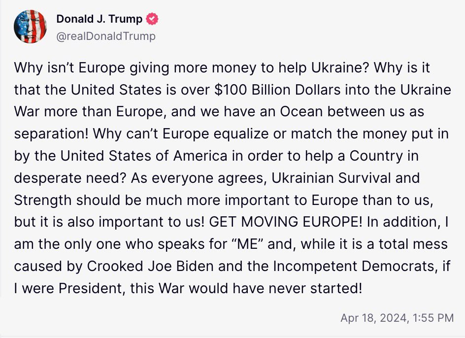 mattgaetz's tweet image. 🔥 TRUMP OPPOSES SCHUMER/JOHNSON FOREIGN AID BILL 🔥