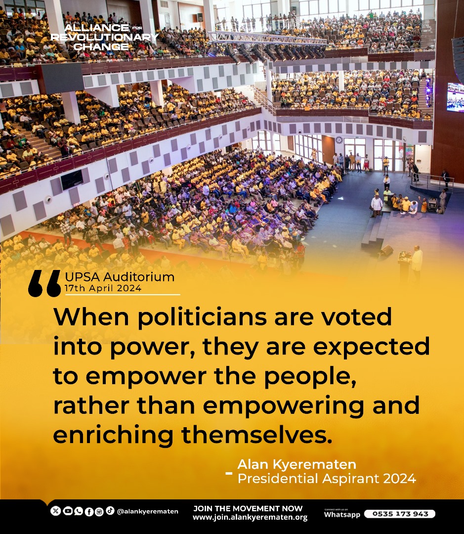 richkay90's tweet photo. Alan Kyerematen commits to building a Ghana that works for all, not just a select few. 
#GhanaWillRiseAgain
#TheBigAnnouncement
#AllianceForRevolutionaryChange https://t.co/dec9br0o7U