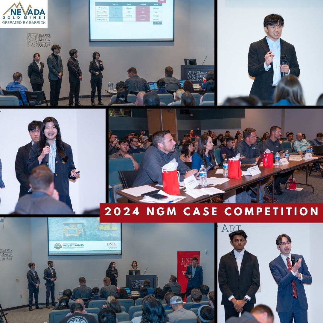 UNLVaccounting's tweet photo. UNLV Accounting and the Lee Business School congratulate the four finalist teams that competed in the third annual Nevada Gold Mines Business Case Competition last week, winning more than $30,000 in scholarship awards. #unlv #unlvaccounting #leebusinessschool #NVmining https://t.co/OfoLqRHB4t