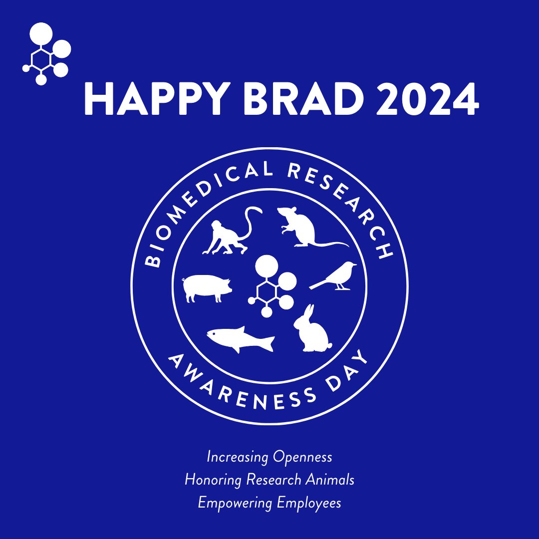 Inotiv is once again a proud sponsor of Biomedical Research Awareness Day (BRAD), a day-long celebration and recognition of the vital role that biomedical research plays in advancing medicine and improving lives. #BRAD2024 #BRADglobal #AnimalResearchSavesLives