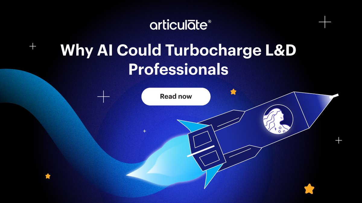 Articulate AI is the partner you need to boost your creativity and productivity. 🤝 Learn how to amplify your talent and your courses in this article. bit.ly/3TSC4jb