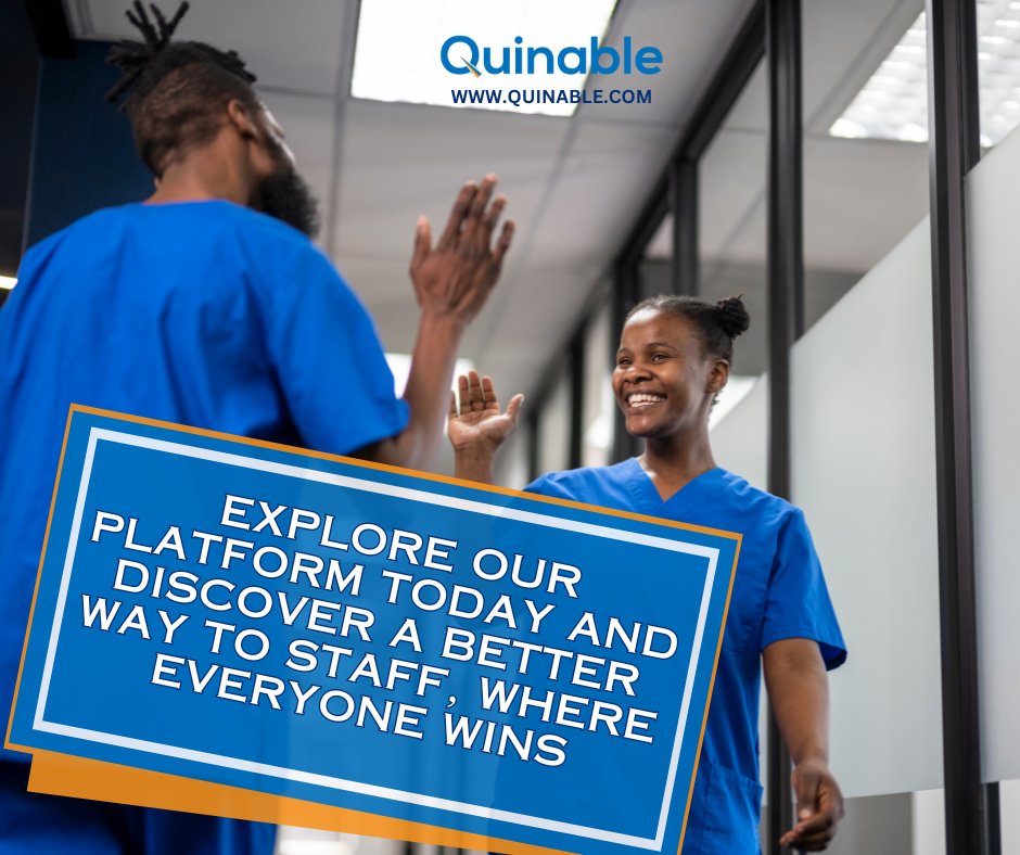 quinable's tweet photo. Download now and step into a world where staffing is a win-win for all. ๐ฅ๐ผ #NurseAppreciation #LPNjobs #CNAjobs #quinable #digitalmarketing #healthcare #StaffingSimplified #QuinableApp
โ๏ธ (512) 991-5881
๐ฉ info@quinable.com
๐ https://t.co/Pwl092z8PL https://t.co/fwx6V26t02