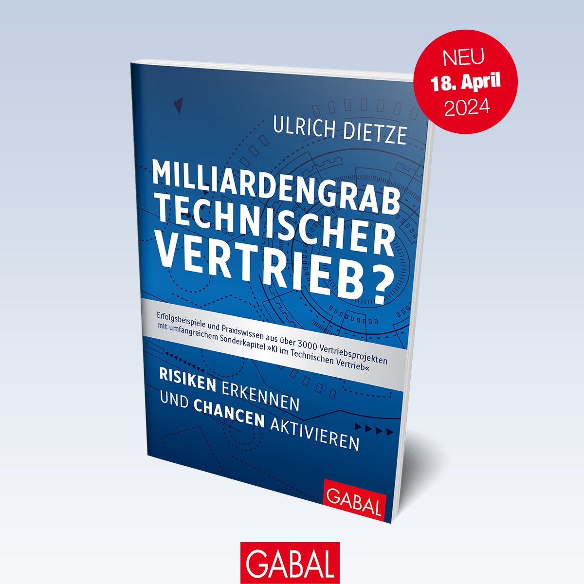 #Neuerscheinung 🔥”Milliardengrab Technischer Vertrieb - Risiken erkennen und Chancen aktivieren” von Ulrich Dietze.

Holen auch Sie sich jetzt diese Leitlinie für eine zukunftsorientierte Vertriebskultur in Technologieunternehmen

🛒 amzn.to/4bg3ruH