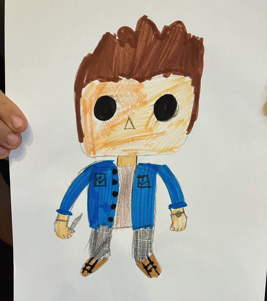 The spawn drew Dean Winchester and now I’m remembering why I procreated.

#supernatural #spn #SPNFamily #deanwinchester #kidsart #mumlife