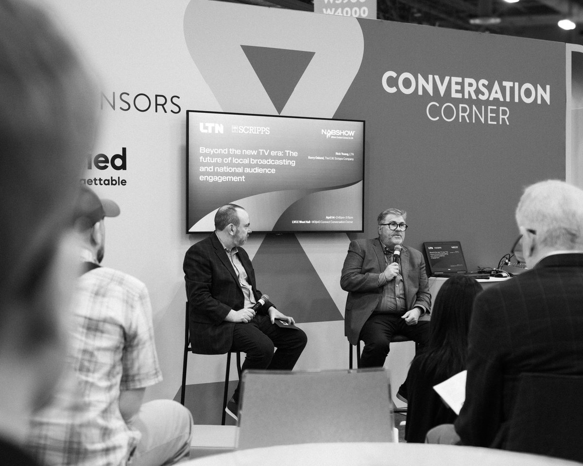 ICYMI: At @NABShow, @EWScrippsCo's Kerry Oslund and LTN's Rick Young participated in an engaging panel on the evolving landscape for media organizations and station groups and the exciting opportunities for them to increase audience reach and monetization. #LTN #NABShow