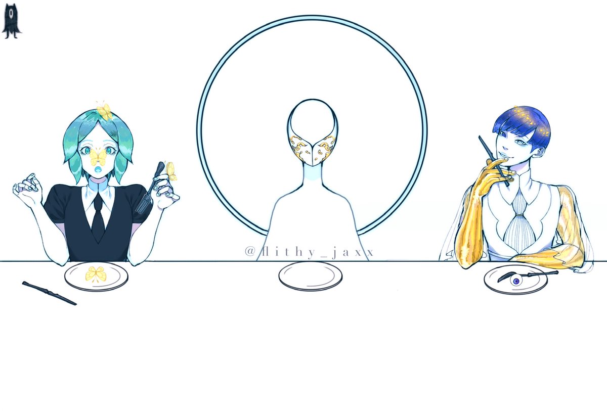 Yuckkkky's tweet photo. #fanart #art #artstyle #hnk #landofthelustrous 
.
.
. https://t.co/sh3ddvS9n1