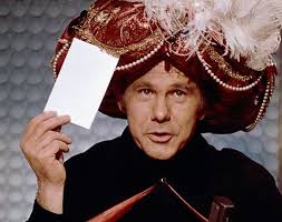 Johnny Carson as Carnac once predicted, 'An idiot will appear and become the most corrupt, clueless moron of them all. His name will be Ted Cruz'