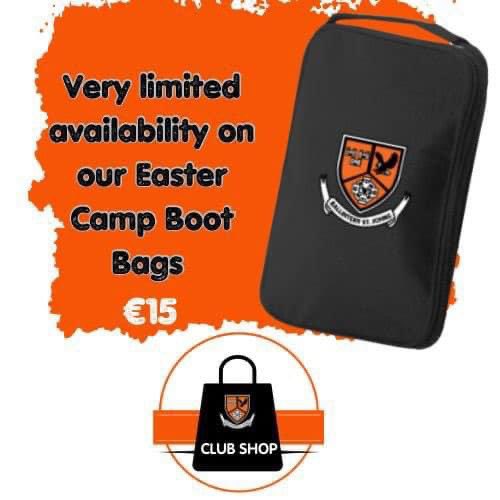 Reminder club shop open tonight with some special offers on boot bags 7pm-8.30pm 👍