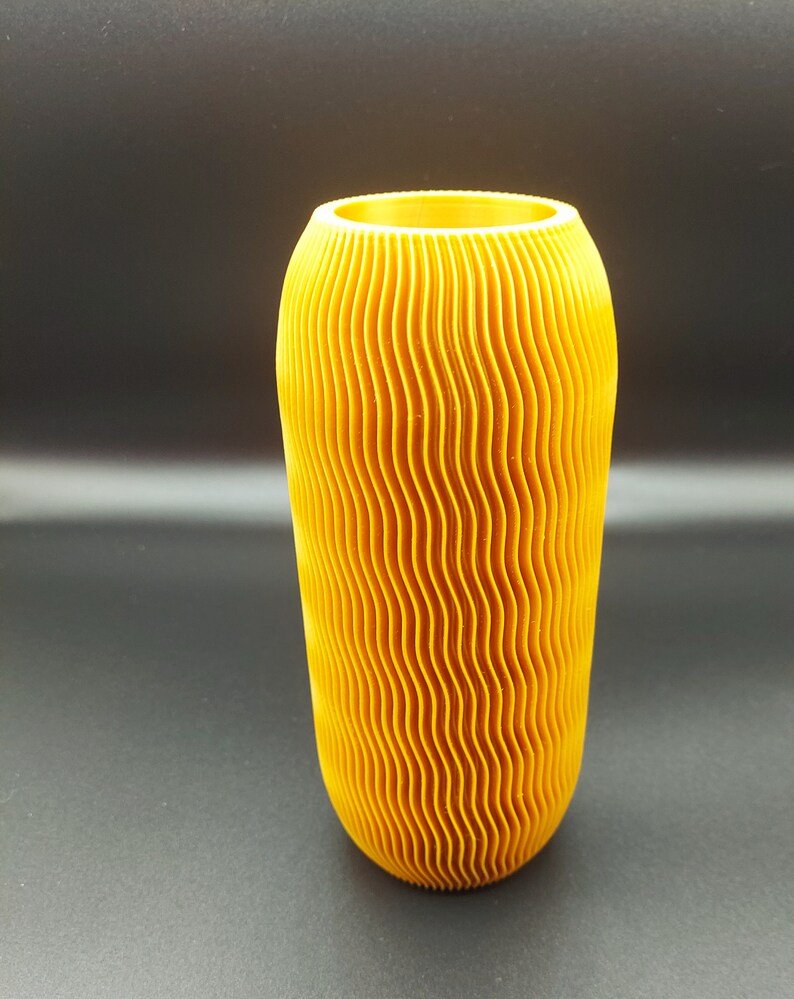 Flower Vase, Gold Vase, 3D printed Vase, Home Decor #Giftformom craftycadychicks.etsy.com/listing/162949…