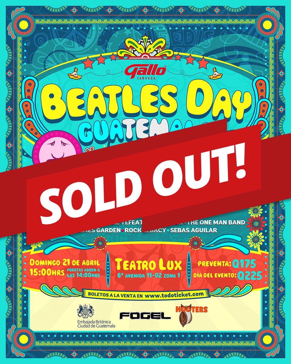 BEATLES DAY GUATEMALA tweet media