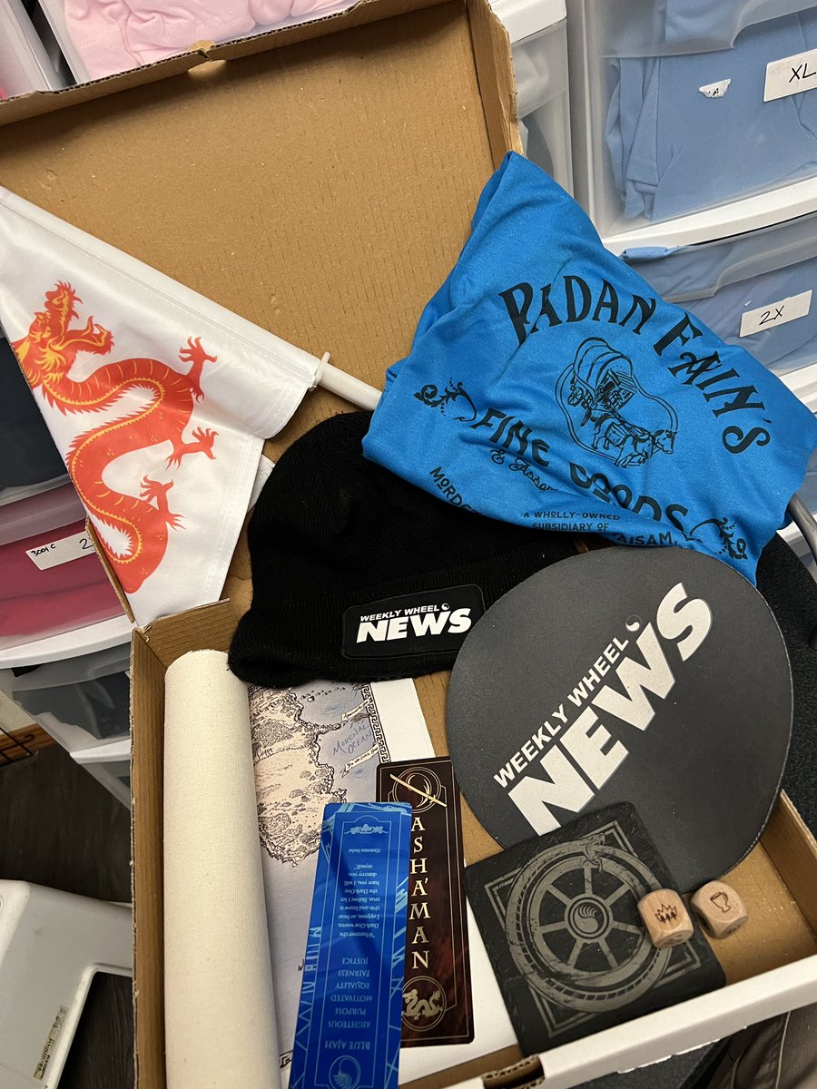 Would you be interested in Weekly Wheel News subscription boxes? You never know what could be inside*! (* 3-5 items included per box. Photo showing possible examples of merch)