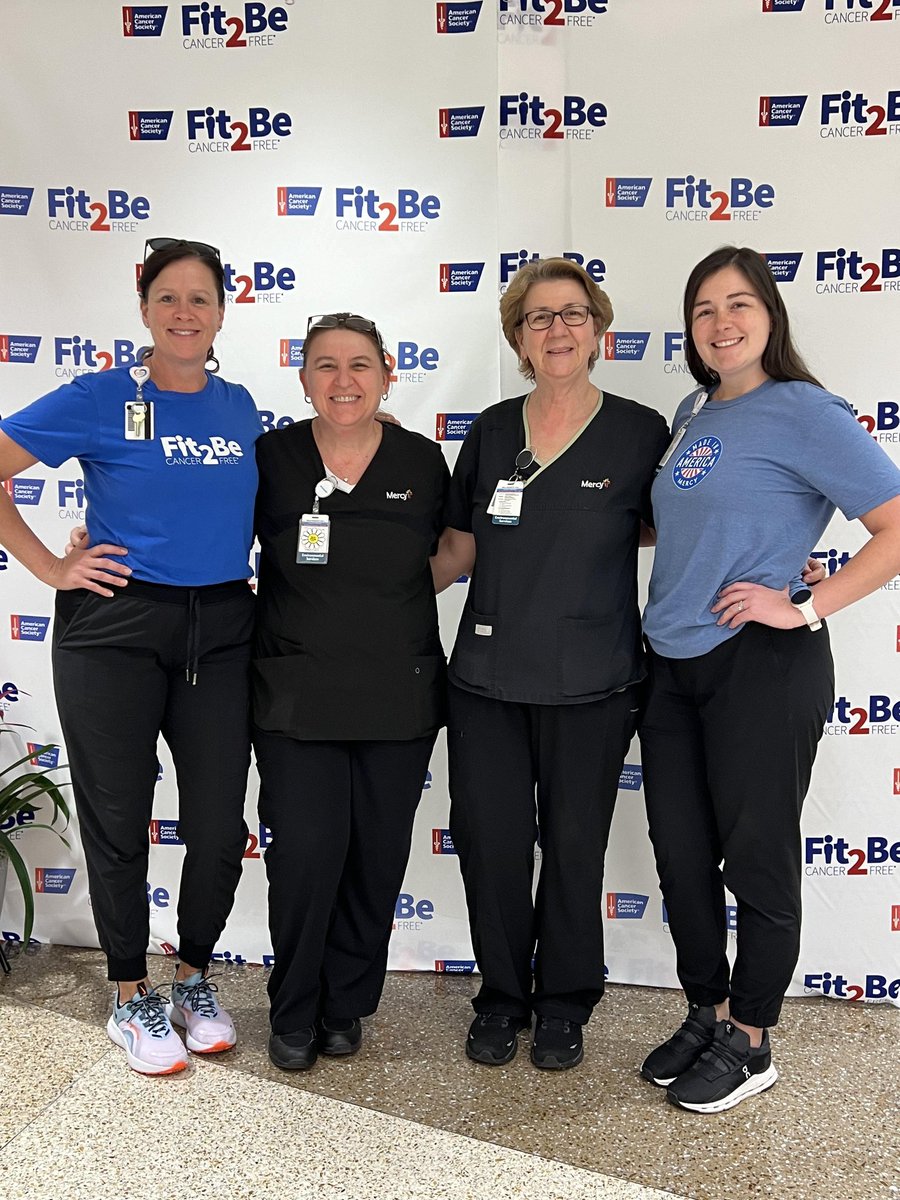 Love our co-workers for joining us on kickoff day for #Fit2BeCancerFree