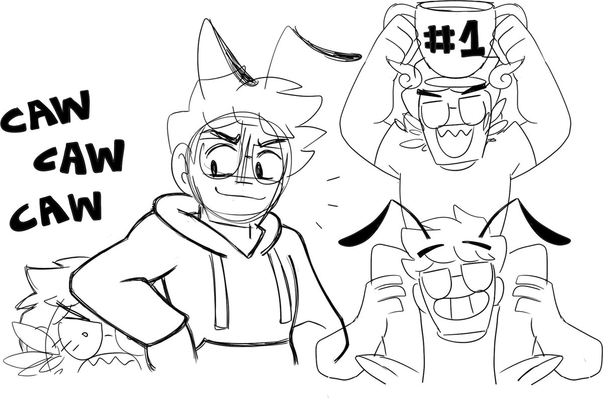 rebecadavid's tweet photo. it's the guys, it's the dudes, and heck I'LL SAY IT: it's the fellas

they're stuck inside my webcomic like sims inside a pool with no ladder @SmallAnt @PointCrow #smallantfanart #pointcrowfanart https://t.co/1jTHnJ0hds