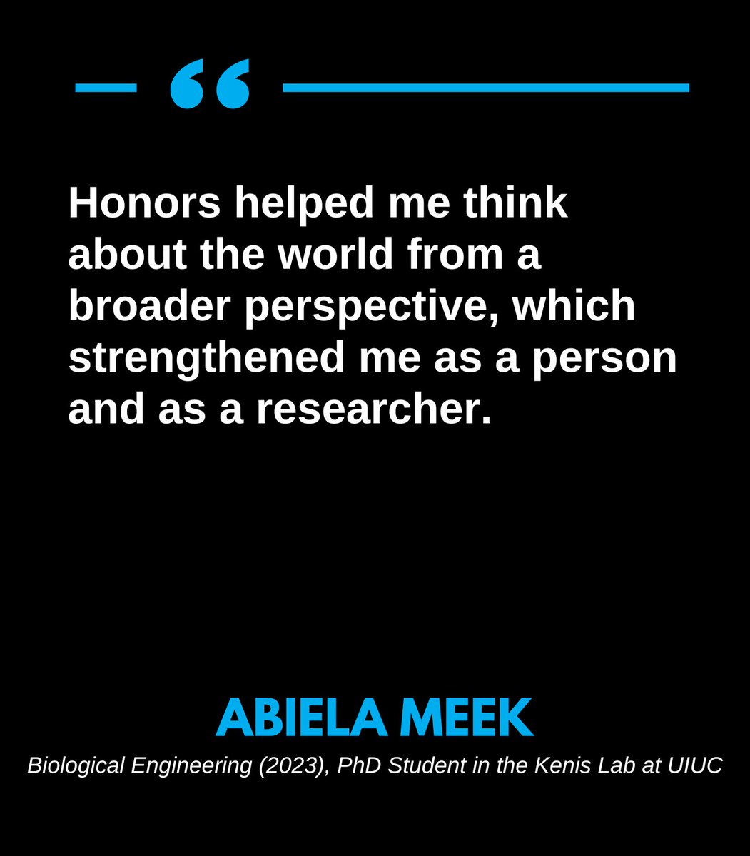 usuhonors's tweet photo. We asked some of our alumni to share their thoughts on the value of graduating with USU Honors. Here's what Abiela Meek, PhD student in the Kenis Lab at UIUC, had to say! 

Abiela was also recently featured in Utah State Today. Check out the article (link in bio). #DareToKnowUSU https://t.co/sBYP0yVroA