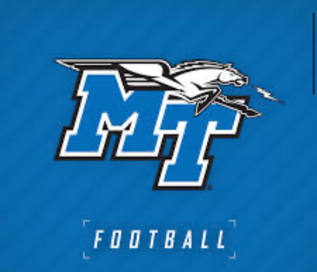 Proud to announce I have received a full scholarship offer from MTSU after a great conversation with @CoachJoeGanz @MT_FB