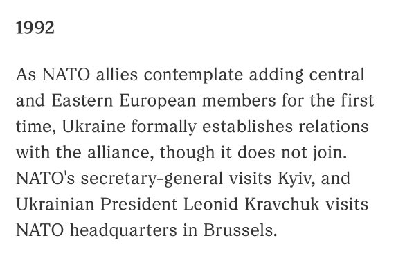 Hey @Acyn see below article from when NPR. Ukraine had an opportunity to join NATO and they did not. No more funding for Ukraine. npr.org/2022/02/12/108…