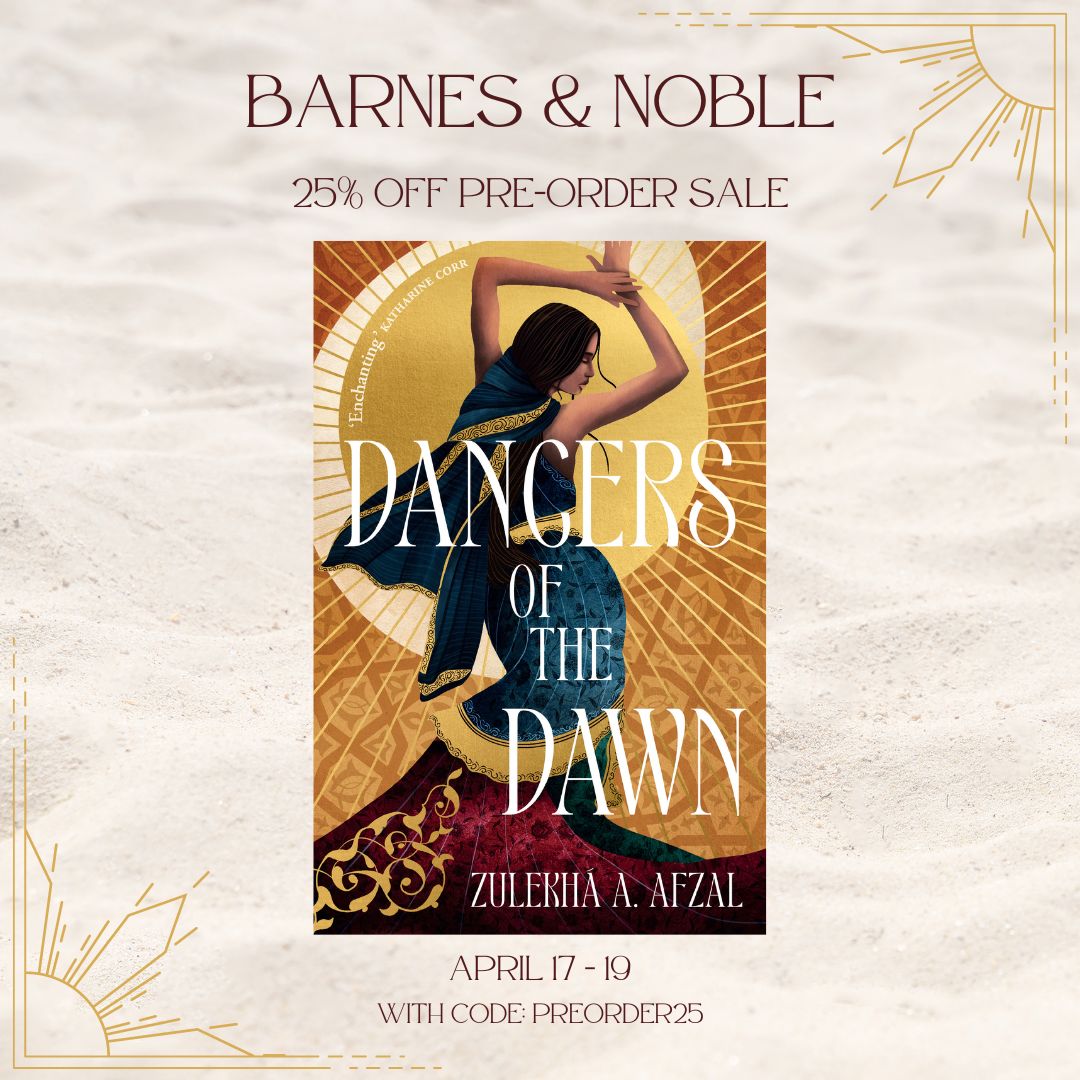 ✨ The Barnes & Noble sale is back ✨ If you fancy reading about dancing warriors, #DancersOfTheDawn is in the @BNBuzz 25% off pre-order sale for premium and rewards members until 19th April! #BNPreorder ☀️⚔️ barnesandnoble.com/w/dancers-of-t…