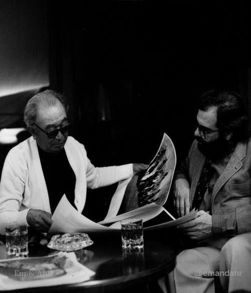Akira Kurosawa & Francis Ford Coppola ... more _ #akirakurosawa emandahr.com/blogs/news/mic… ✁------------------- 👉see more at @emandahr
