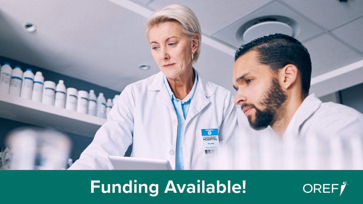 The $20,000 OREF Mentored Clinician Scientist Grant promotes the development of new clinician-scientists who have demonstrated success as both a clinician and a researcher. Applications are due June 20, 2024. For eligibility and requirements visit: bit.ly/47CJJr3