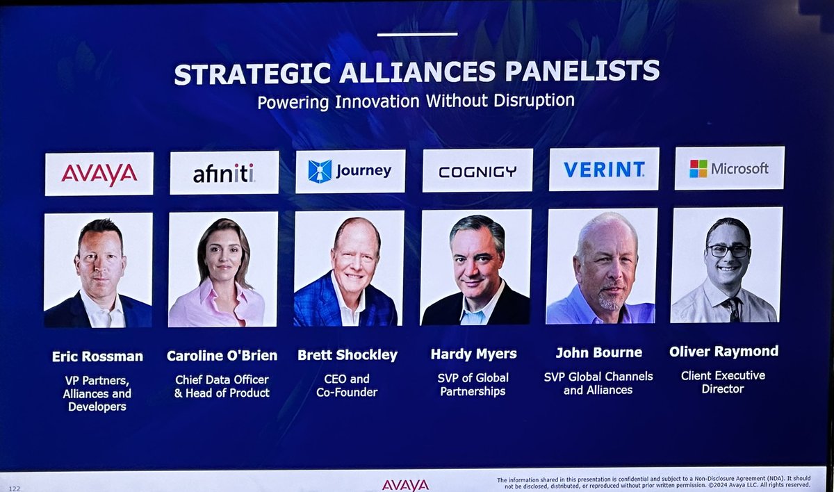 lizkmiller's tweet photo. This partner panel is calling the collaboration, the people and the flexibility in customer deployment state as being big upsides to their partnership with @Avaya. 

"We can give customers what they what. We can also deliver whatever they need." 

#AvayaAnalystSummit https://t.co/i0qR7KVem2