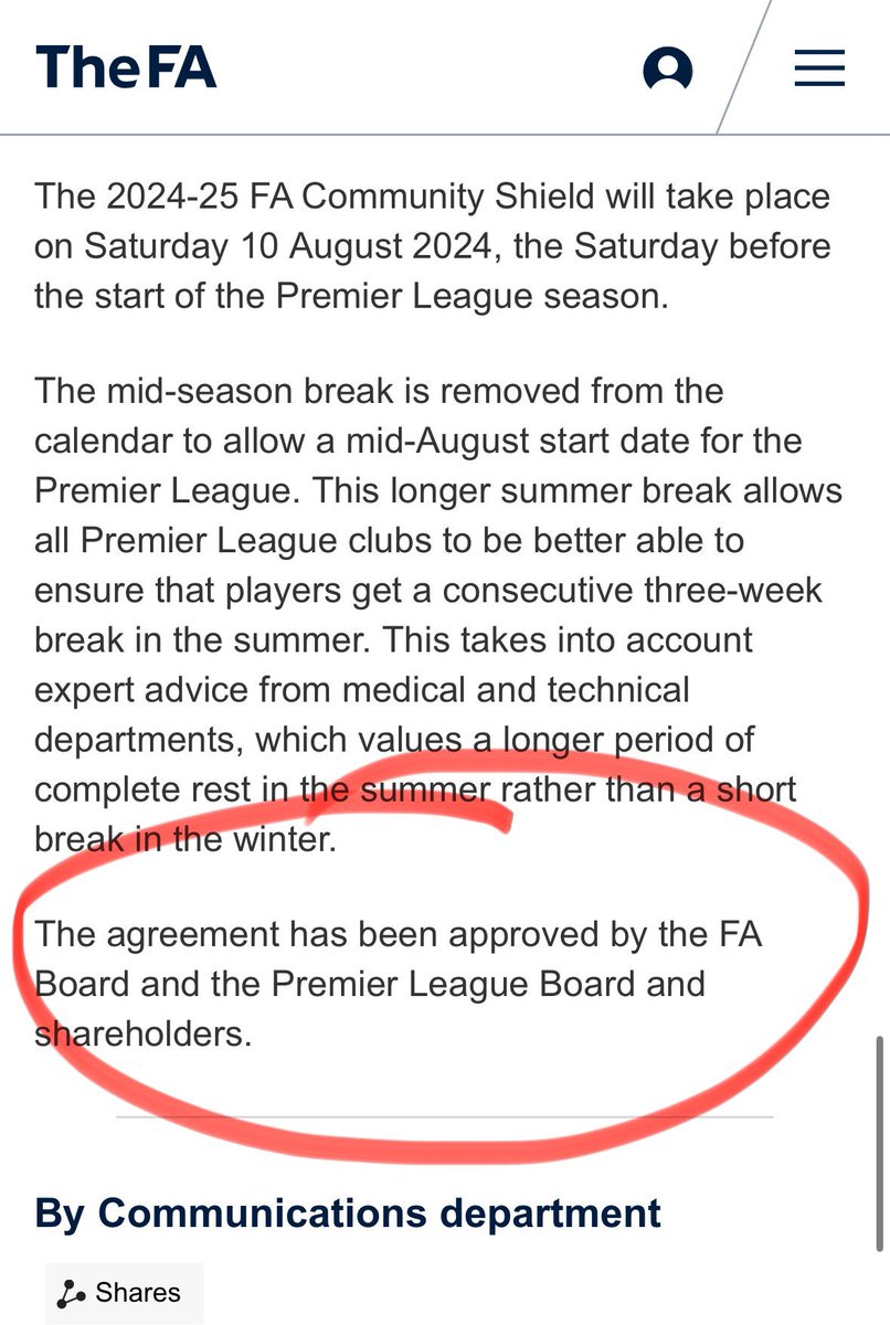 We invite the @FA and @premierleague to please clarify how this seemingly private deal negotiated between the two parties:
1 Was negotiated and agreed
2 Satisfies the checks & balances in each organisations rules
3 Can be enforced upon third parties such as the @EFL & its members