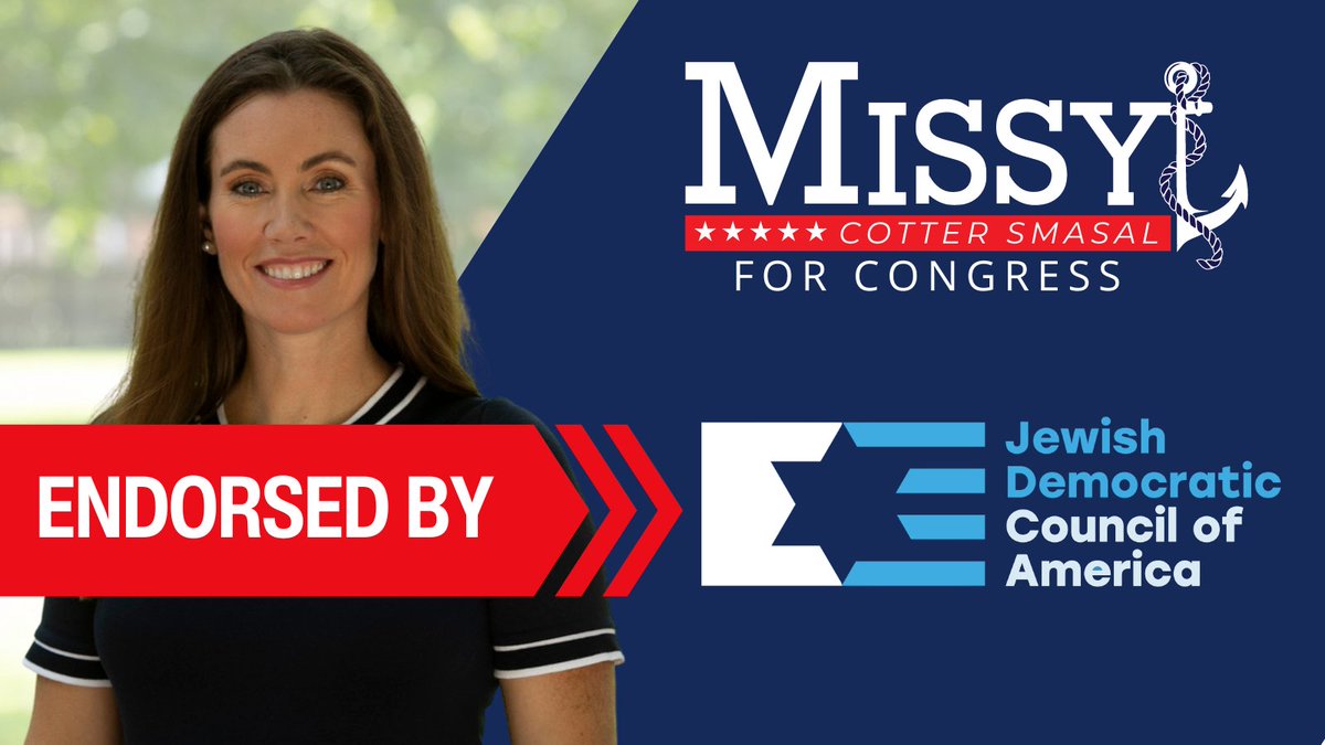 Thank you @USJewishDems for your endorsement and support in this battleground election for Virginia's 2nd Congressional District!