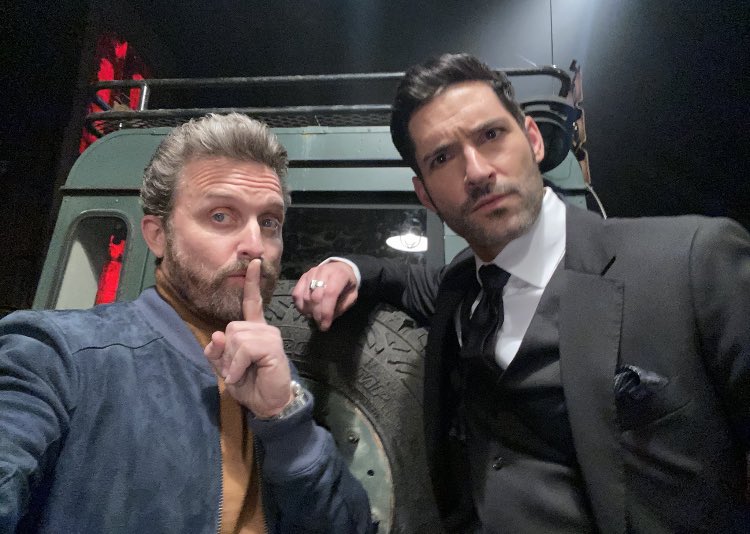Tom_EllisFans's tweet image. #tbt #TomEllis &amp;amp; #RobBenedict #Lucifer