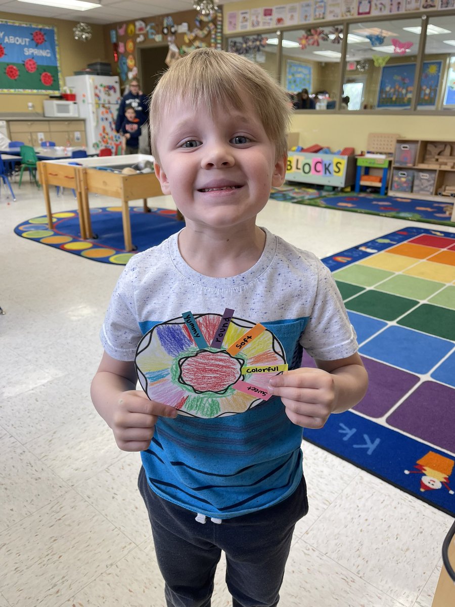 Learning about adjectives as we make donut art work with Ms Ella @NCHSOFFICIAL @NCHSRedhawksCTE #elevate203