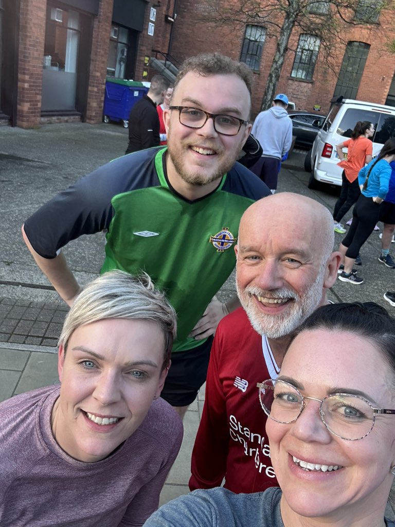 They say ‘with discomfort comes growth’ & yesterday was just that with 2 firsts kicking off with an elevator pitch @BelfastChamber sharing all great things @EastSidePship followed by a 5k run with @boundarybrewing running club! #workhardplayhard