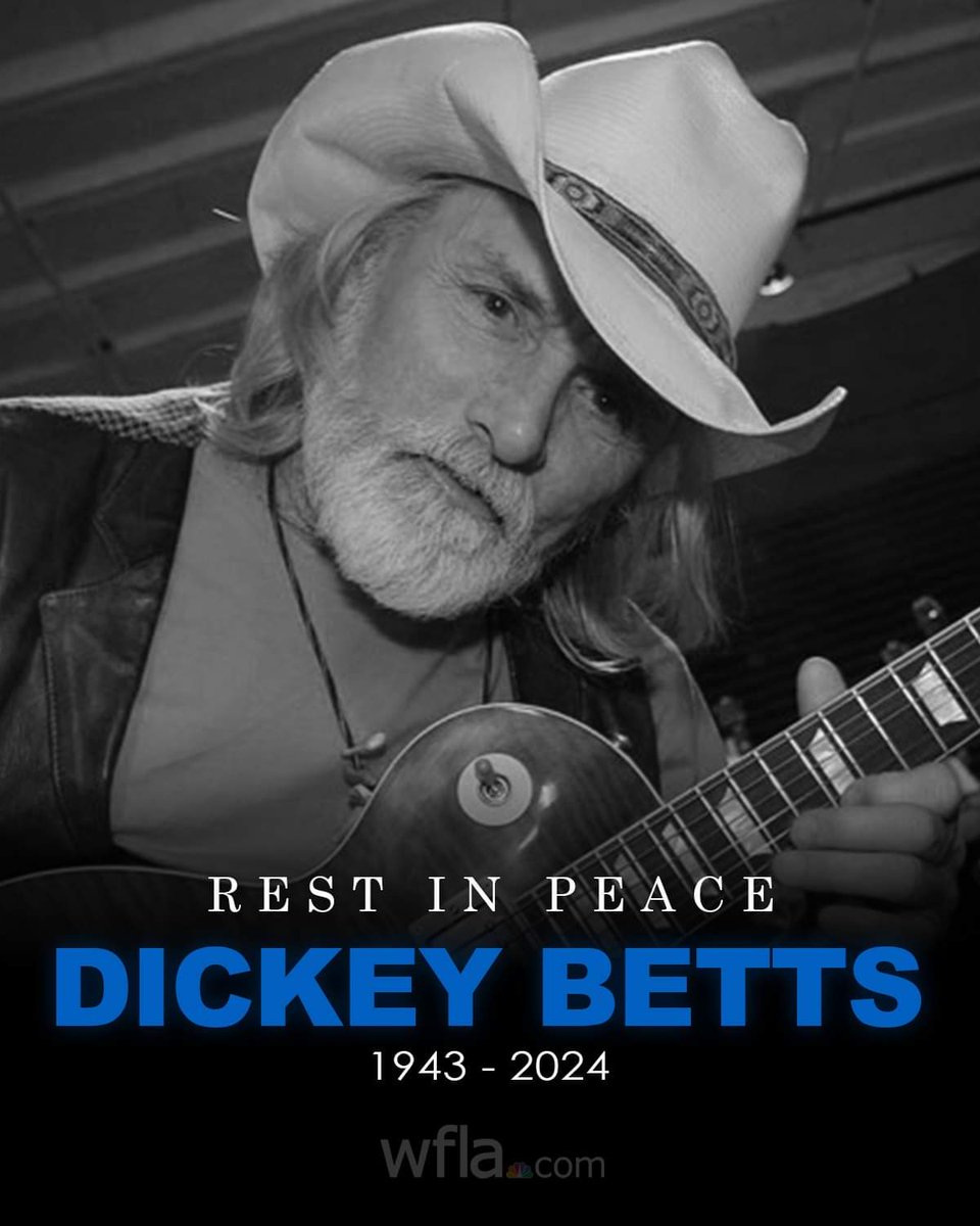If There Is A Southern  Rock Heaven! They Will Be Jamming Tonight! #RIPDickeyBetts!