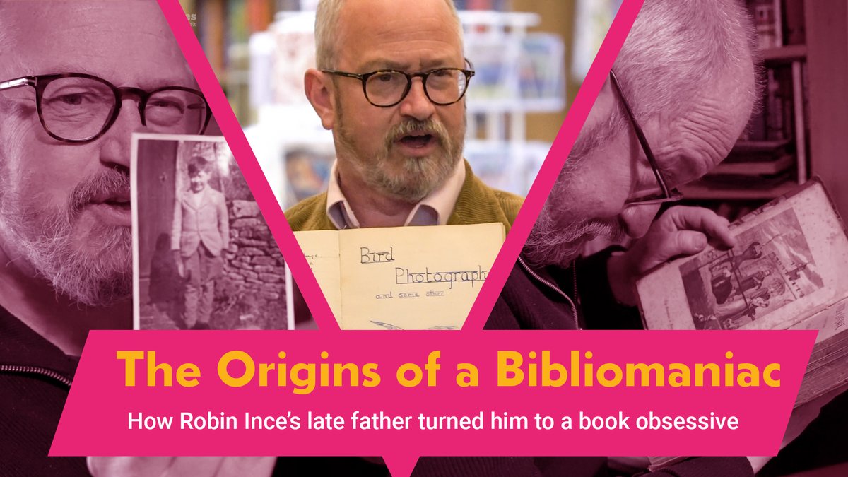 A new episode of #Bibliomaniac with Robin Ince premieres at 8pm BST tonight. Link: youtube.com/watch?v=3-hlOj…